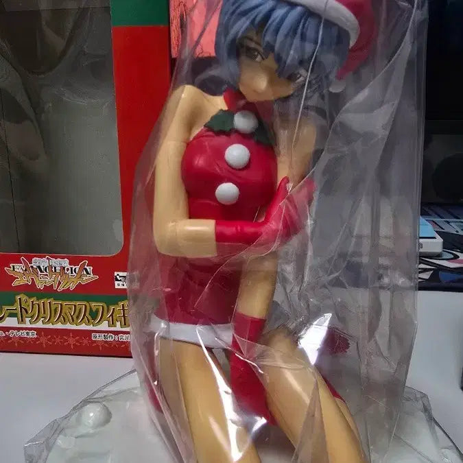 [BUNJANG] Evangelion Sega Christmas Ayanami Rei Figure / 에반게리온 세가 크리스마스 아야나미 레이 피규어