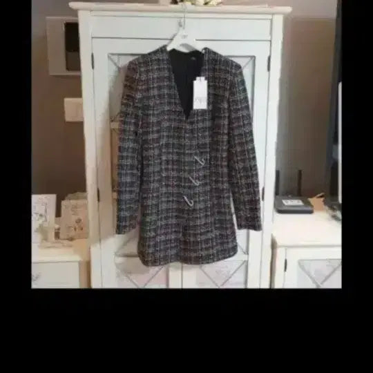 [BUNJANG] ZARA Tweed Mini Dress / 자라 트위드 원피스/55 새상품