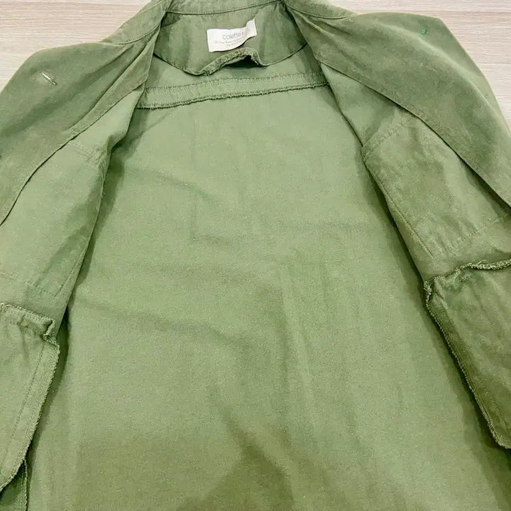 [BUNJANG] Military Jacket with Cubic Embellishments / 큐빅 장식 밀리터리 자켓
