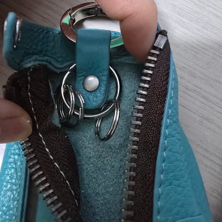 [BUNJANG] Yukiko Hanai Leather Jacket Key Holder / (초레어) 유키코 하나이(Yukiko Hanai) 정품 가죽 재킷 키홀더