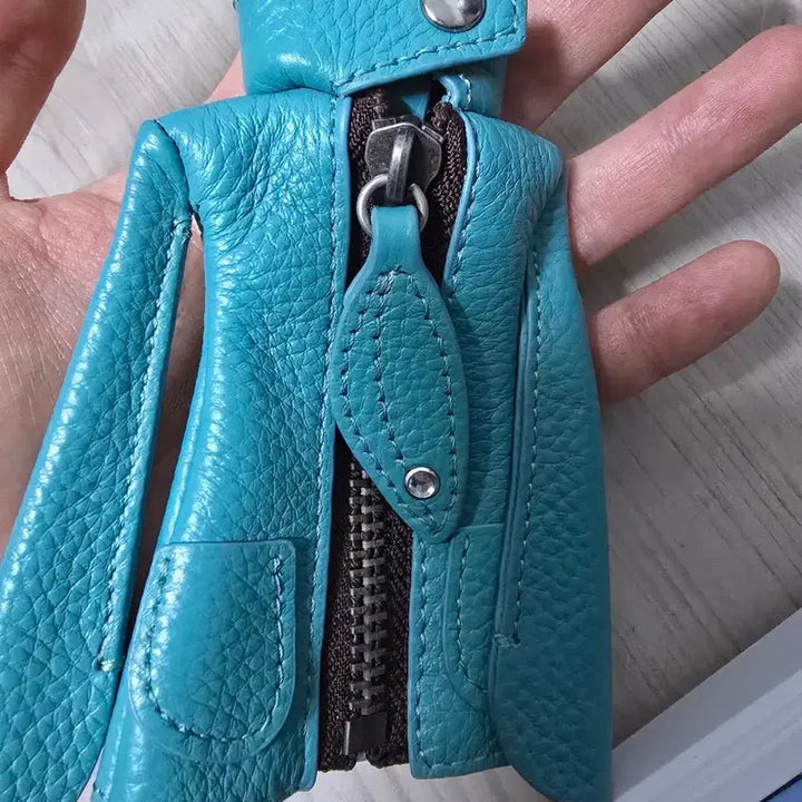 [BUNJANG] Yukiko Hanai Leather Jacket Key Holder / (초레어) 유키코 하나이(Yukiko Hanai) 정품 가죽 재킷 키홀더