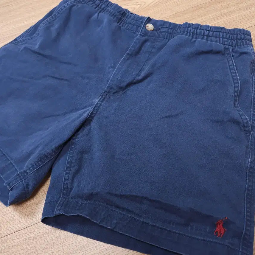 [SOLD OUT] 폴로랄프로렌 프렙스터 클래식핏 트윌 네이비 반바지 S