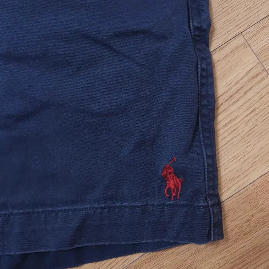 [SOLD OUT] 폴로 프렙스터 클래식핏 트윌 네이비 반바지 S