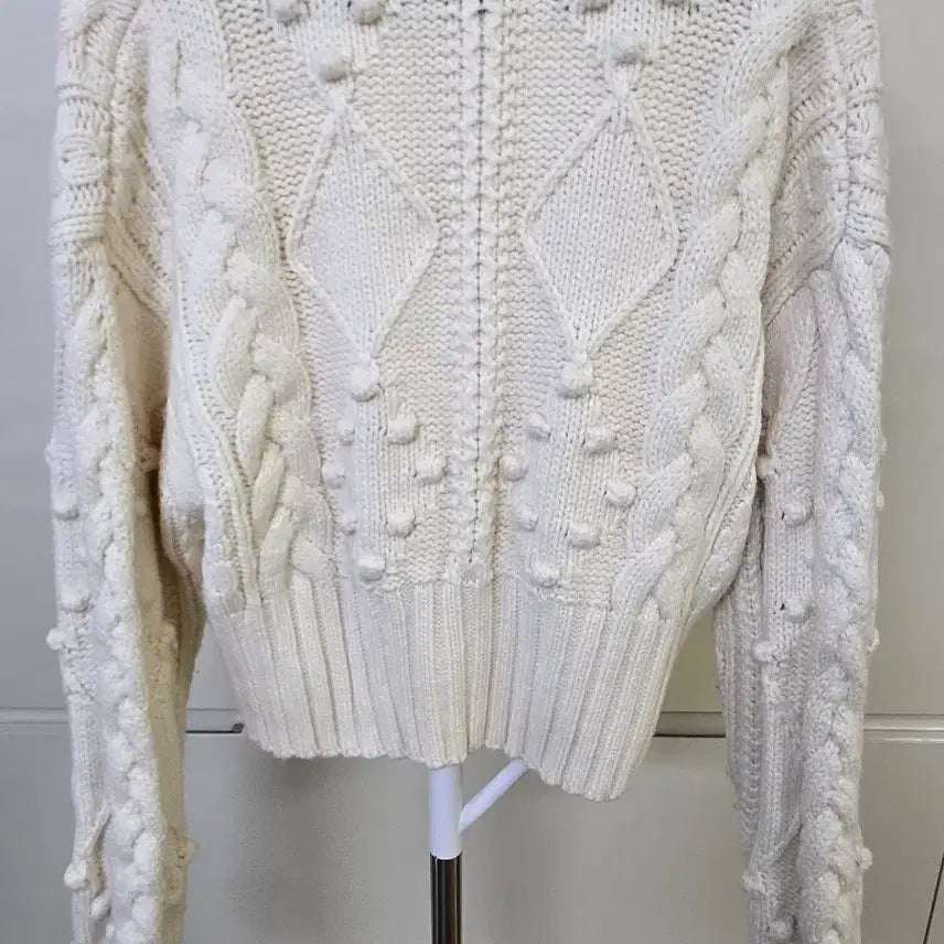 [BUNJANG] ZARA Ivory Knit Cardigan / 자라 아이보리 니트 가디건