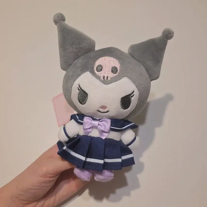[BUNJANG] Sanrio Avail Kuromi Mascot Plush Doll / 일본정품)산리오 아베일 교복 쿠로미 마스코트 인형