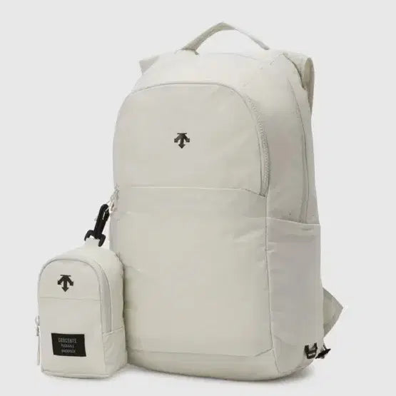 [BUNJANG] Descente Travel Lightweight Packable Backpack 19L - Ivory / 원가84550원| 무신사 데상트 트래블 경량 패커블 백팩 19L 아이보리