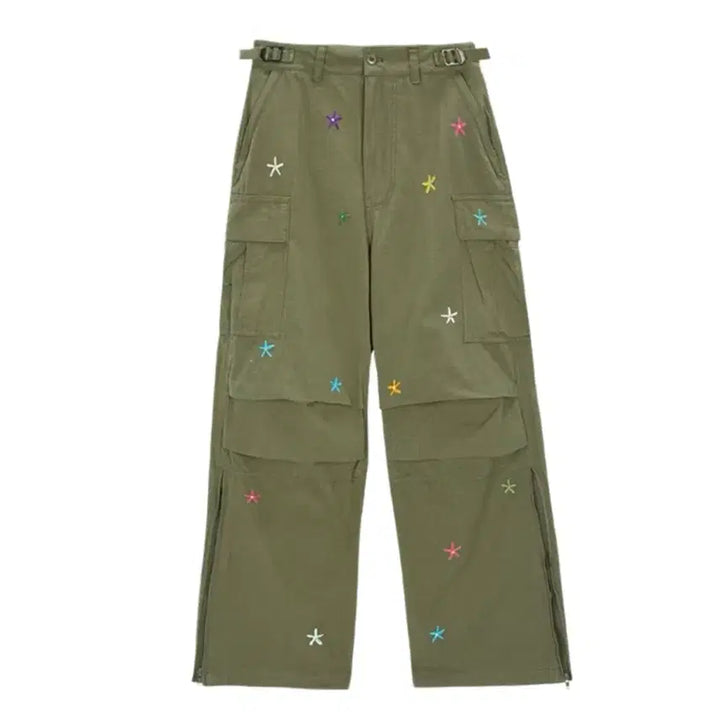 [BUNJANG] As If Cali Flower Cargo Pants / 애즈이프캘리 플라워 카고팬츠 바지