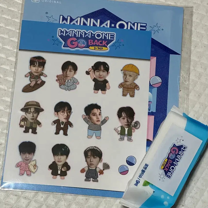[BUNJANG] Wanna One Opening Ceremony POB Poster Sticker Tissue Set / 워너원 상암 팬미팅 특전 오프닝세레모니 포스터 스티커 티슈