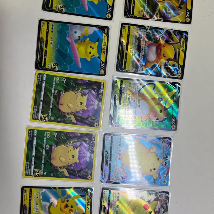 [BUNJANG] Pikachu Card Set / 25주년 피카츄카드 일괄판매