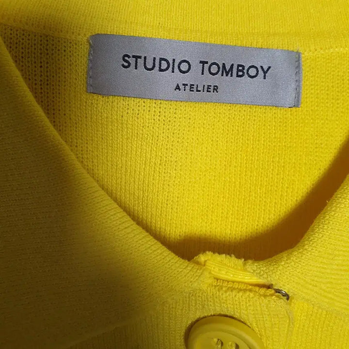 [BUNJANG] Studio Tomboy Atelier Knit Pique T-Shirt / 스튜디오톰보이 아뜰리에 니트 피케티셔츠