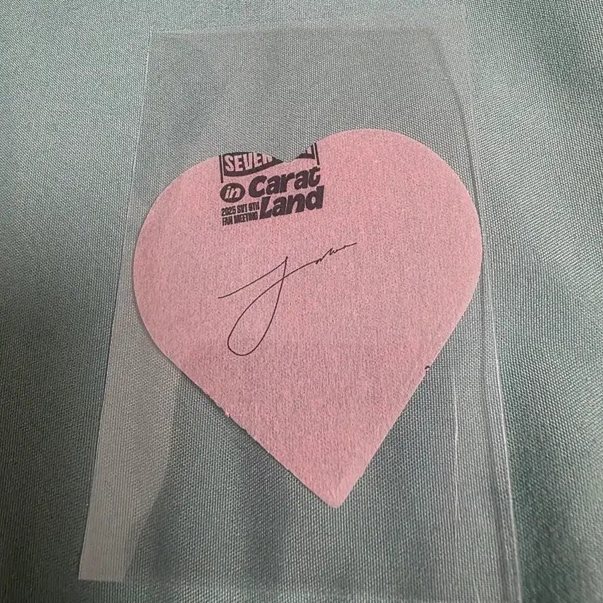 [BUNJANG] SEVENTEEN Joshua 2025 Carat Land Rose Signed Confetti / 세븐틴 25년 캐랜 로세 사인 컨페티 조슈아
