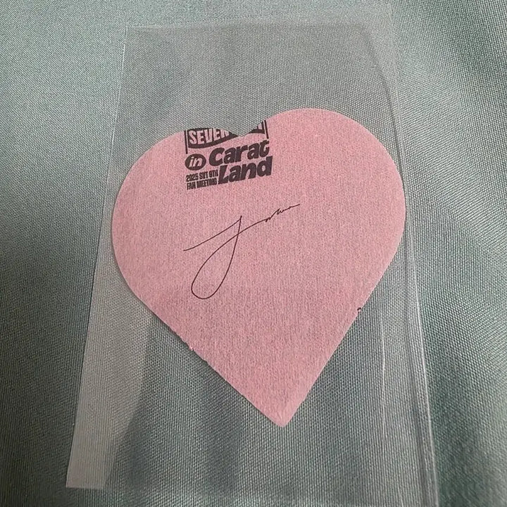 [BUNJANG] SEVENTEEN Joshua 2025 Carat Land Rose Signed Confetti / 세븐틴 25년 캐랜 로세 사인 컨페티 조슈아