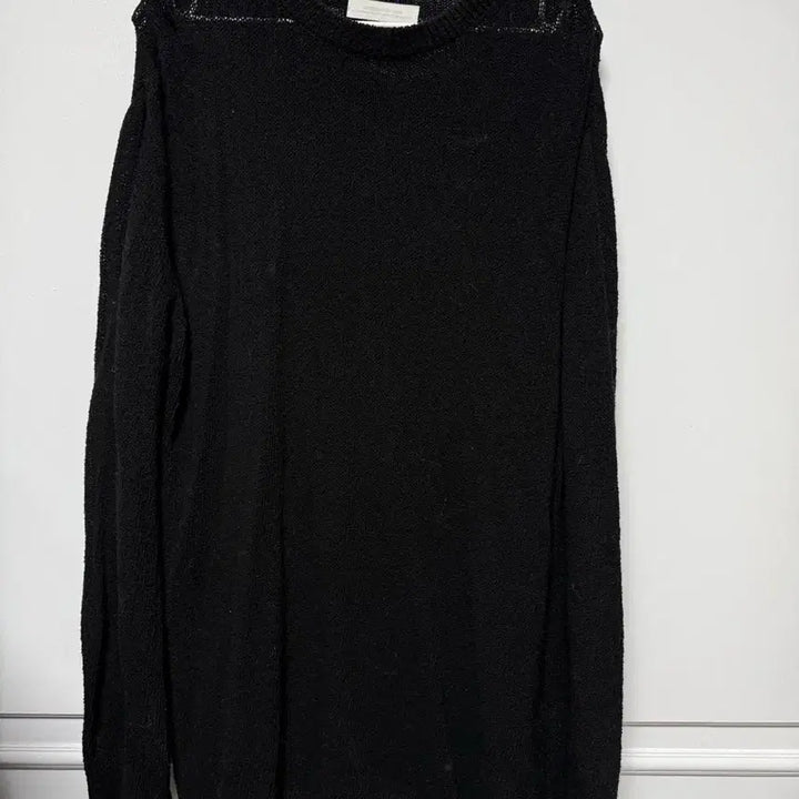 [BUNJANG] Nothing Everything Black Knit OS / 낫띵에브리띵/블랙니트/OS/간절기용니트