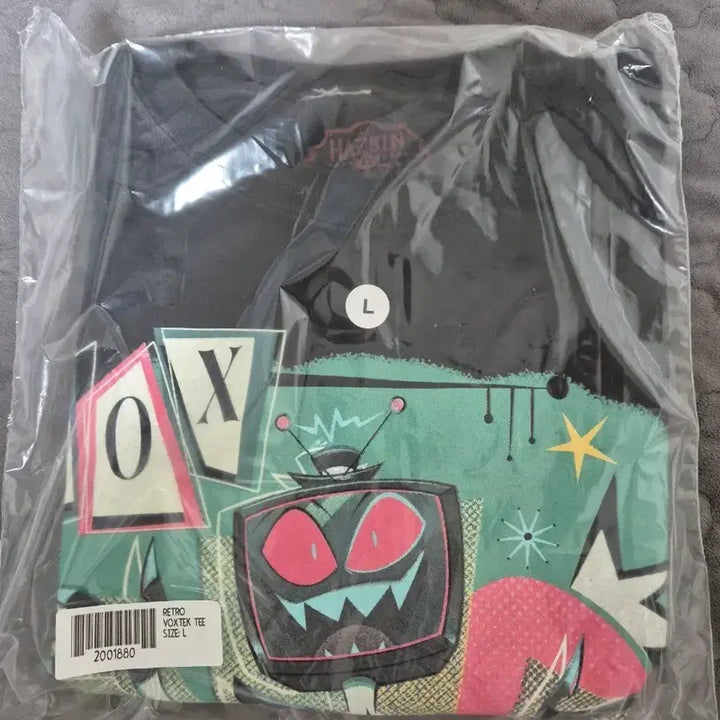 [BUNJANG] Hazbin Hotel Retro Vox T-shirt (L) / 해즈빈호텔 레트로 복스 과거 티셔츠 L사이즈