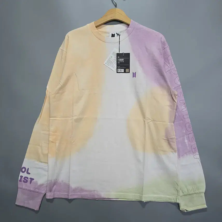 [BUNJANG] BTS Idol Tie-dye Long Sleeve T-shirt (L) / 새제품) BTS 방탄소년단 아이돌 타이다이 롱슬리브 티셔츠 L