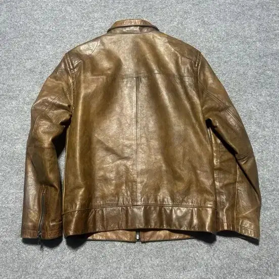 [BUNJANG] Old Navy Cafe Racer Leather Jacket / 올드갭 카코트 카페레이서 레더자켓 L사이즈
