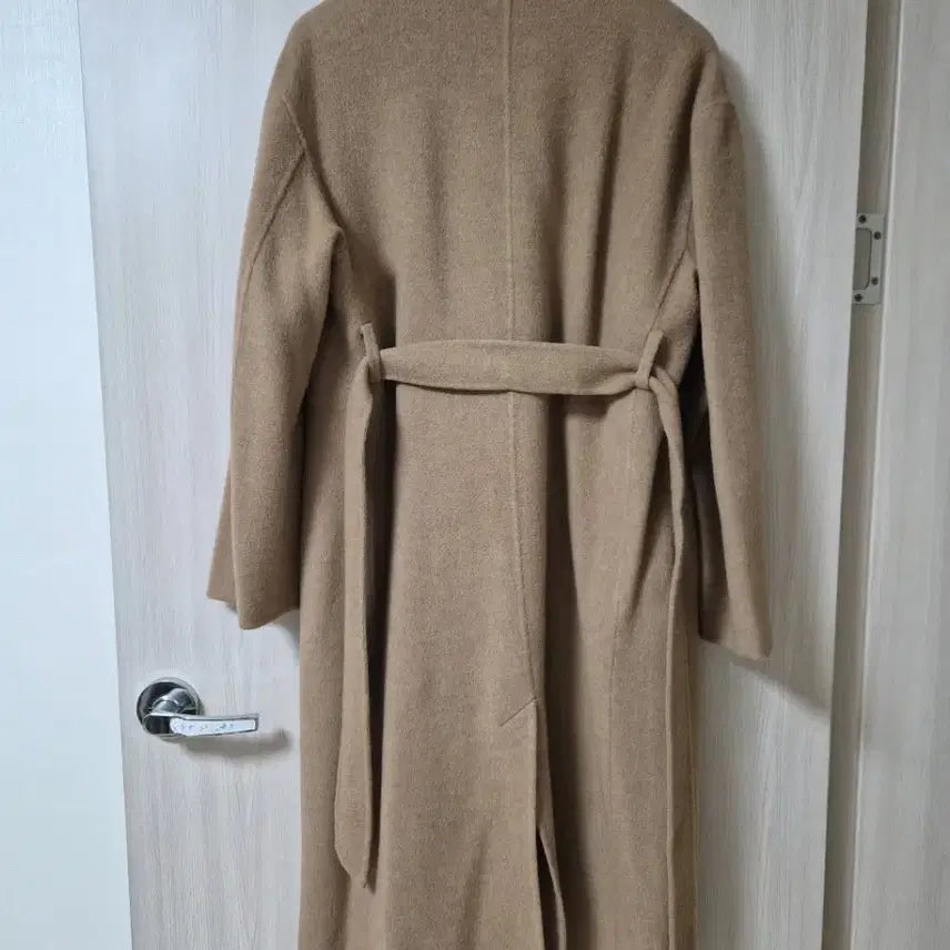 [BUNJANG] Polo Ralph Lauren Wool Cashmere Blend Wrap Belt Long Coat / (윈터착용) 폴로 랄프로렌 울 캐시미어 블렌드 랩 벨트 코트 여성 롱코트