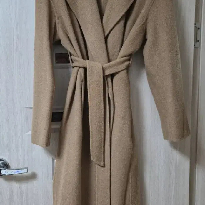 [BUNJANG] Polo Ralph Lauren Wool Cashmere Blend Wrap Belt Long Coat / (윈터착용) 폴로 랄프로렌 울 캐시미어 블렌드 랩 벨트 코트 여성 롱코트