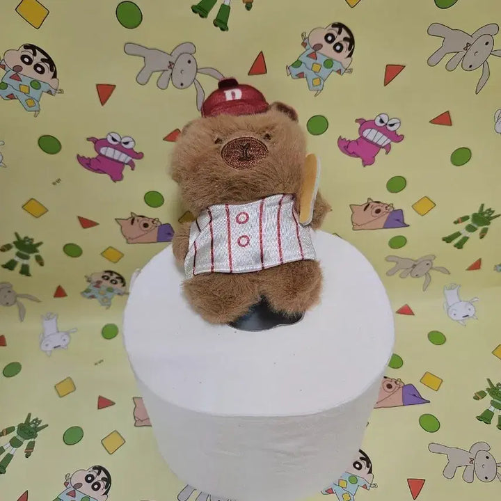 [BUNJANG] Baseball Uniform Capybara Plush Doll / 야구복 카피바라 인형 야구바라~