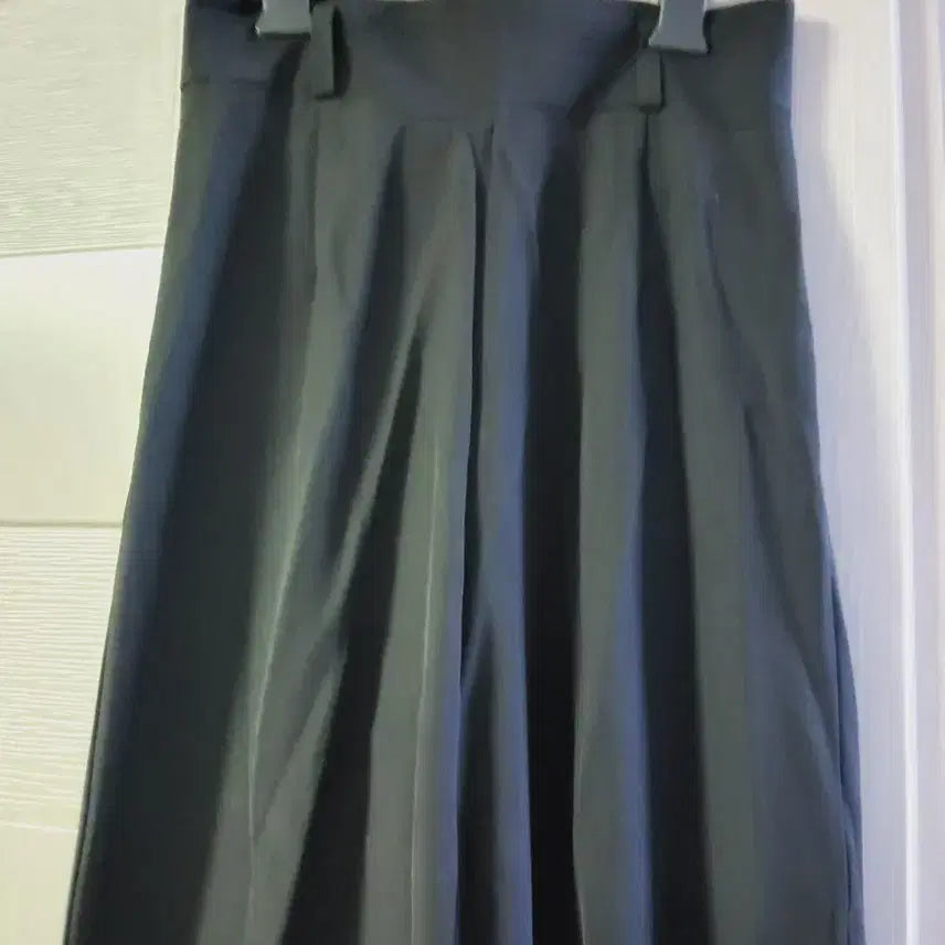 [BUNJANG] Cotton Candy Pleated Pintuck Wide Pants Black / 핀턱 플리츠 와이드 팬츠 새상품  블랙