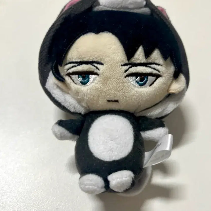 [BUNJANG] Levi Grey Plush Doll / 리바이 립뭉이 검뭉이