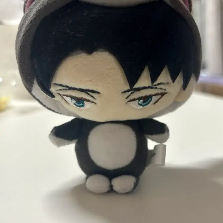 [BUNJANG] Levi Grey Plush Doll / 리바이 립뭉이 검뭉이
