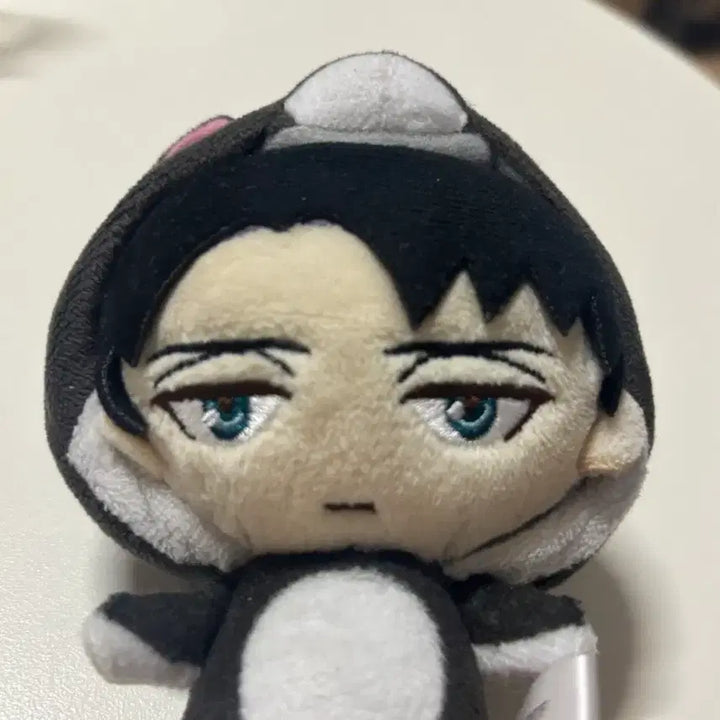 [BUNJANG] Levi Grey Plush Doll / 리바이 립뭉이 검뭉이
