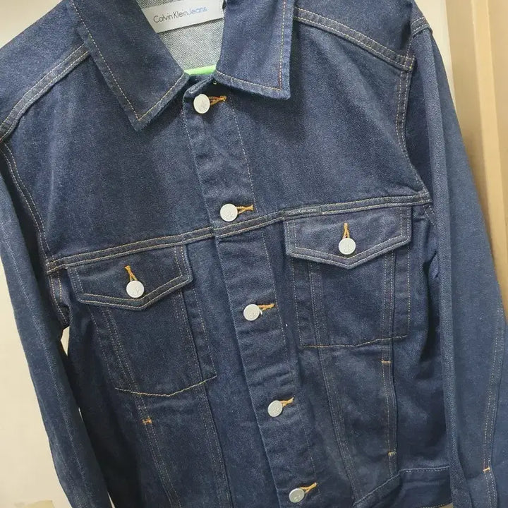 [BUNJANG] Calvin Klein Denim Jacket / 캘빈클라인 데님 자켓 청자켓 CK진 s