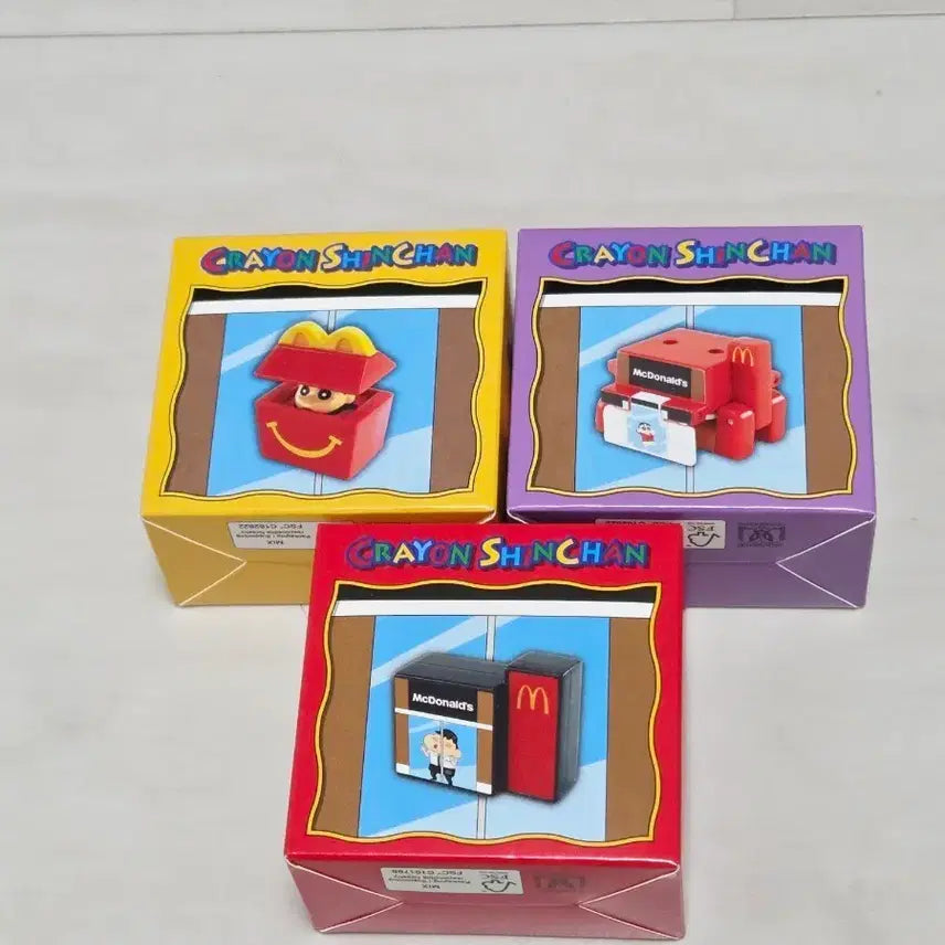 [SOLD OUT] 짱구 해피밀 3종 일괄(2,3,5번)