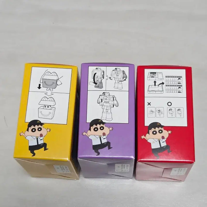 [SOLD OUT] 짱구 해피밀 3종 일괄(2,3,5번)