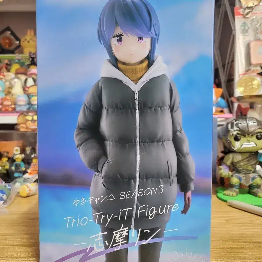 [BUNJANG] Yuru Camp Rin Shima Figure (Sealed) / 유루캠프 시마 린 피규어(미개봉)