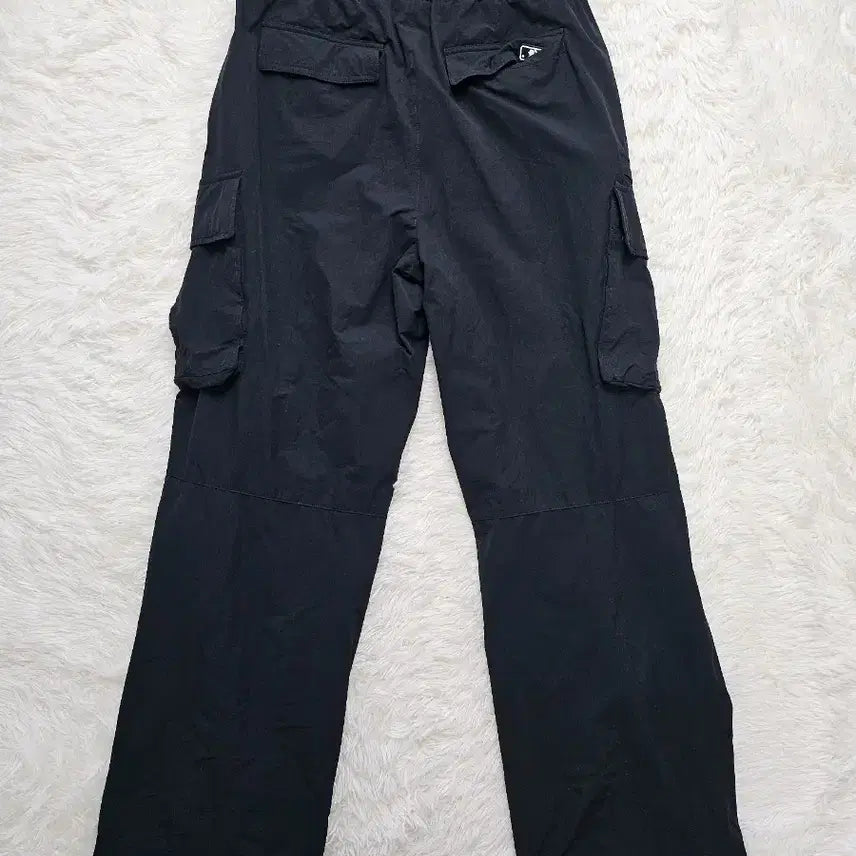 [BUNJANG] MLB NY Black Cargo Wide Pants L / 엠엘비 NY 블랙 카고 와이드 팬츠 L