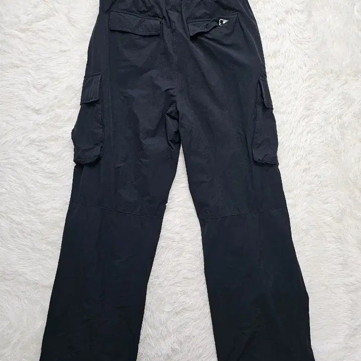 [BUNJANG] MLB NY Black Cargo Wide Pants L / 엠엘비 NY 블랙 카고 와이드 팬츠 L