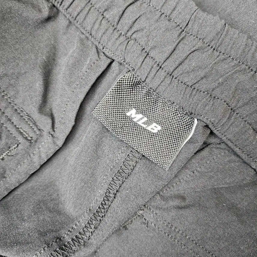 [BUNJANG] MLB NY Black Cargo Wide Pants L / 엠엘비 NY 블랙 카고 와이드 팬츠 L