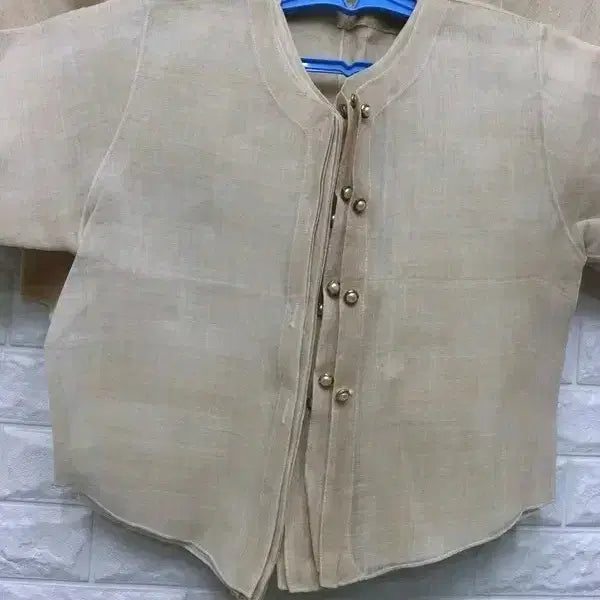 [SOLD OUT] ㅁ37 새상품5) 여성 모시저고리 모시셔츠 여66(M) 여성모시옷 천연