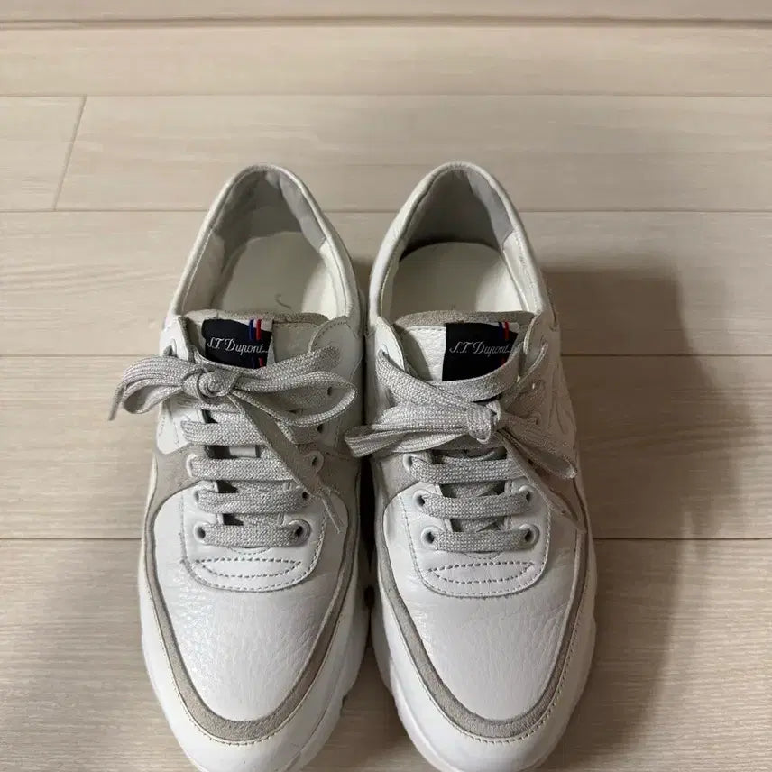 [BUNJANG] Dupont Classic White Sneakers (230mm) / 듀퐁 클래식 화이트 스니커즈 (정품, 230mm)