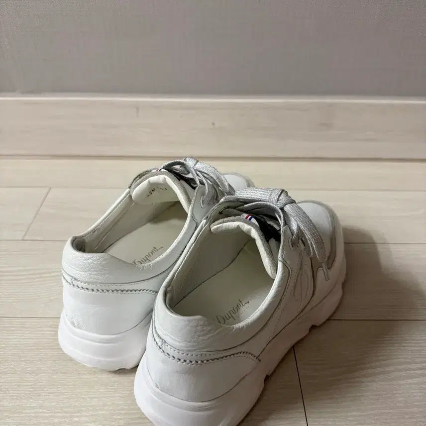 [BUNJANG] Dupont Classic White Sneakers (230mm) / 듀퐁 클래식 화이트 스니커즈 (정품, 230mm)