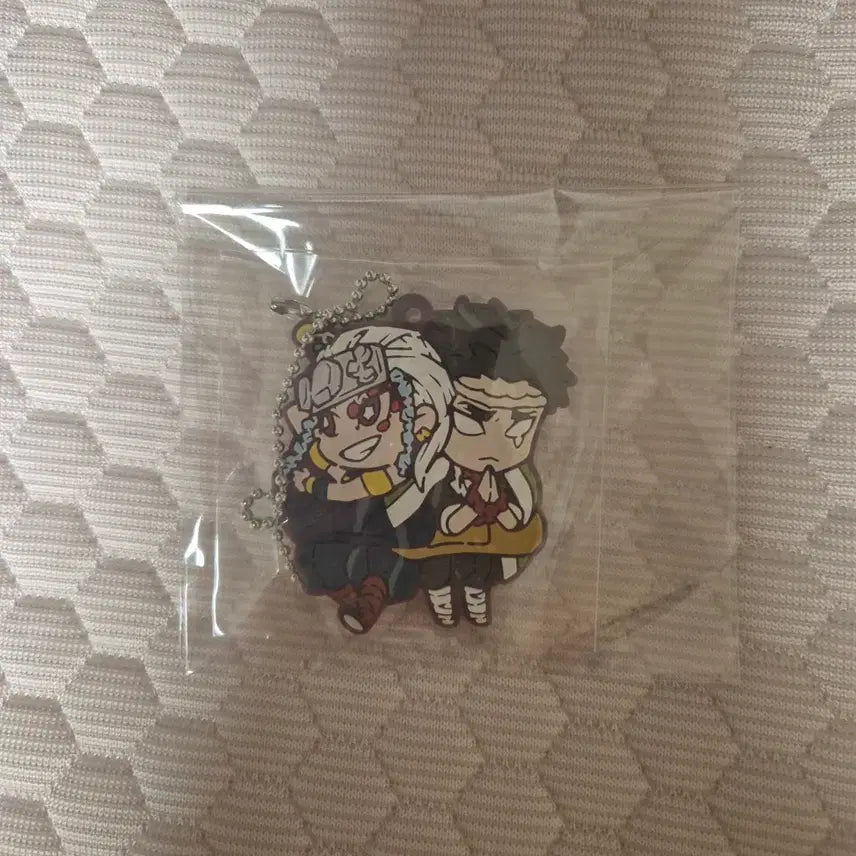 [SOLD OUT] 귀멸의 칼날 렌고쿠 우즈이 러버스트랩 키링