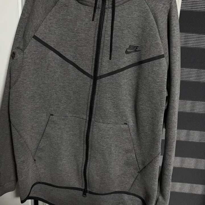 [BUNJANG] Nike Tech Fleece Full Zip Set Grey / 나이키 테크팩 풀집업 그레이 세트
