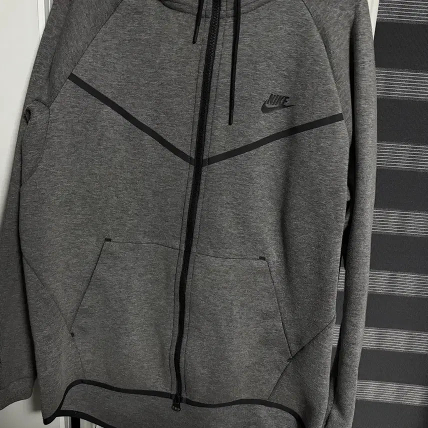 [BUNJANG] Nike Tech Fleece Full Zip Set Grey / 나이키 테크팩 풀집업 그레이 세트