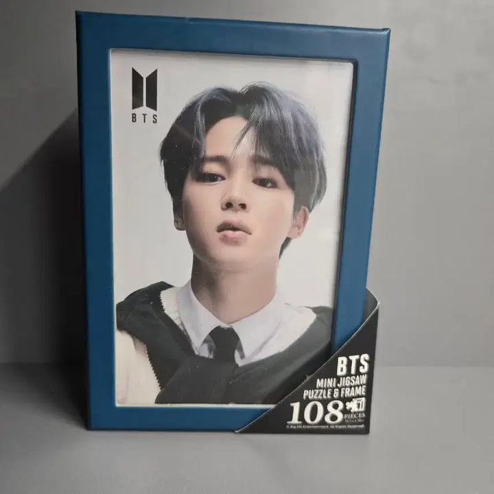 [BUNJANG] BTS Jimin Puzzle Frame Bundle with Clipboard, Notebook, and Unofficial Photocard / 더이상X)BTS 지민 액자 퍼즐+클립보드+노트+비공굿 포토카드+스티커