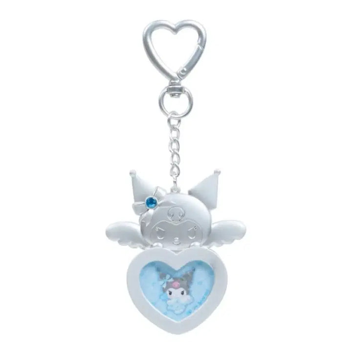 [BUNJANG] Sanrio Yumemiru Dreamy Angel Rocket Keychain Frame Charm Kuromi / 산리오 유메미루 꿈꾸는 엔젤 로켓 키홀더 액자 키링 쿠로미