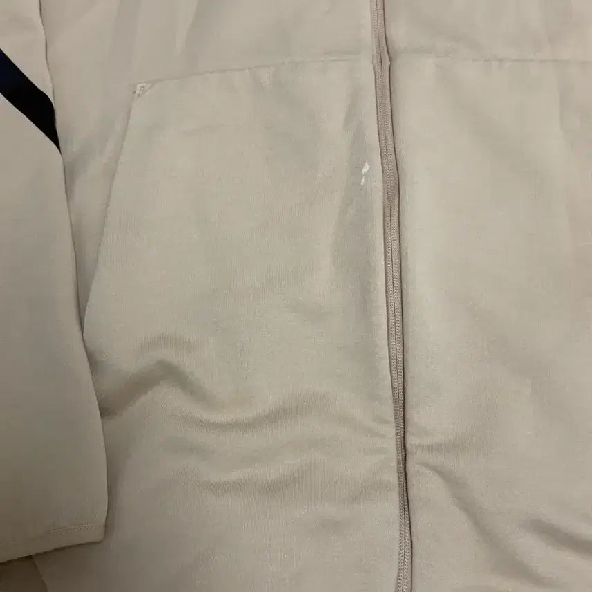 [BUNJANG] Adidas Hooded Zip-Up Jacket Beige XL / 아디다스 후드 집업 자켓 베이지 XL