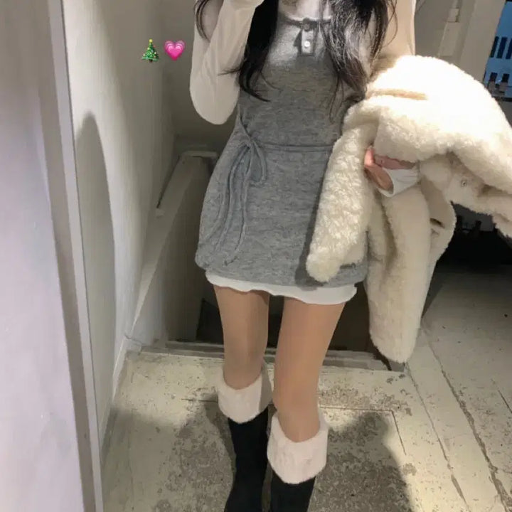 [SOLD OUT] 루앤메리 로웰 레이어드 원피스 세트
