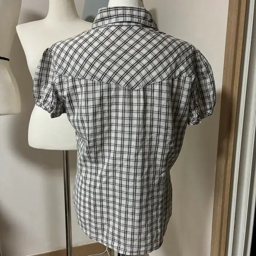 [SOLD OUT] 체크무늬 반팔 셔츠
