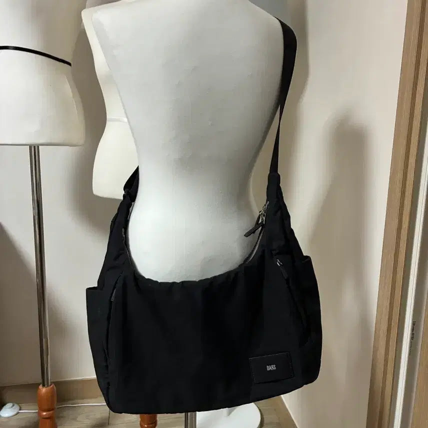 [BUNJANG] Daks Black Shoulder Crossbody Bag / 닥스 블랙 숄더 크로스백