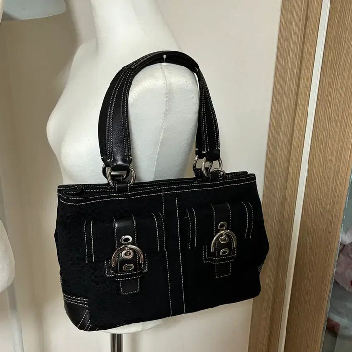 [BUNJANG] Coach Y2K Stitch Point Tote Bag / 코치 토트백