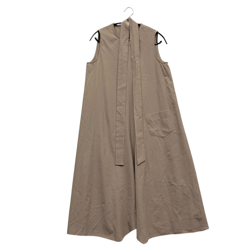 [SOLD OUT] 언더스탠딩 베이지 민소매 베이지 원피스