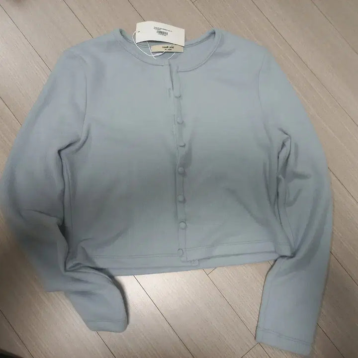 [BUNJANG] Ivana Helsinki Cardigan &amp; Ribbon Top Set / 새상품 이바나헬싱키 가디건 세트, 스카이 블루, m(36)