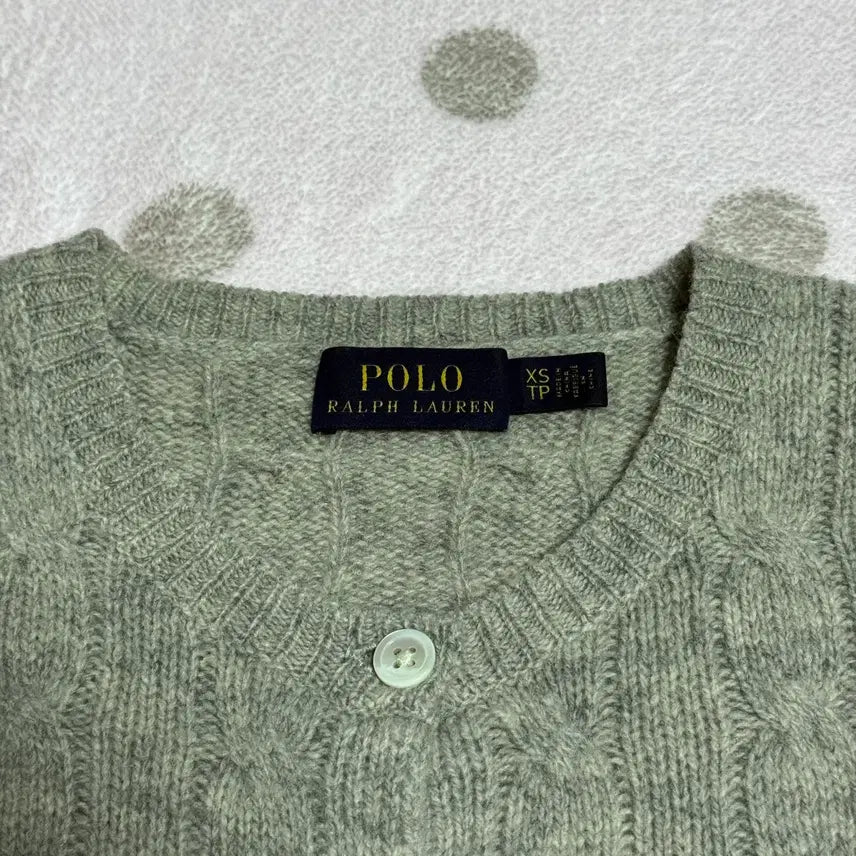 [BUNJANG] Polo Cashmere Merino Wool Cardigan / 폴로 캐시미어 메리노울 가디건
